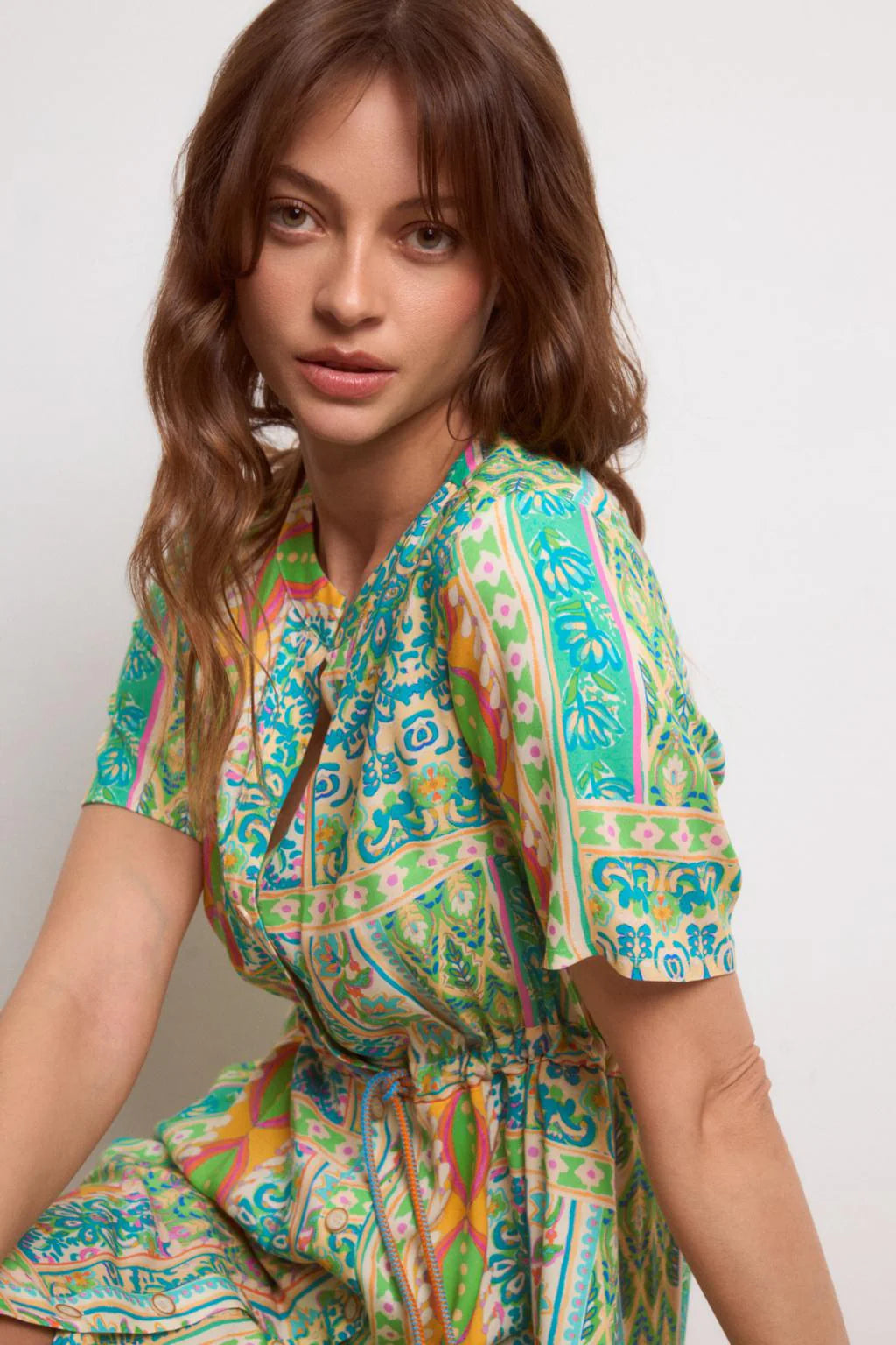 Tinta Style Santorini Dress in Turquoise