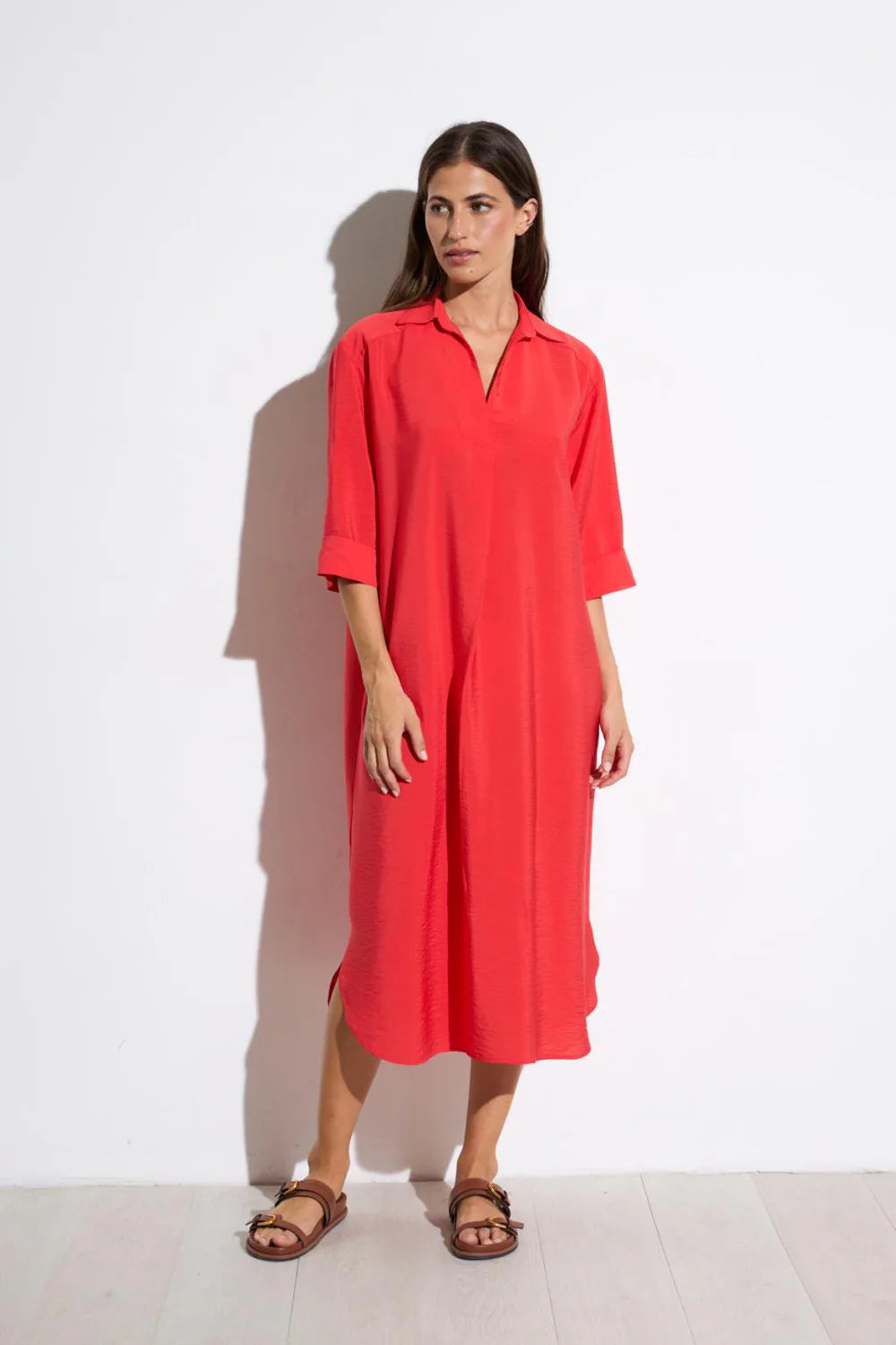 Tinta Style Anabel Dress in Coral