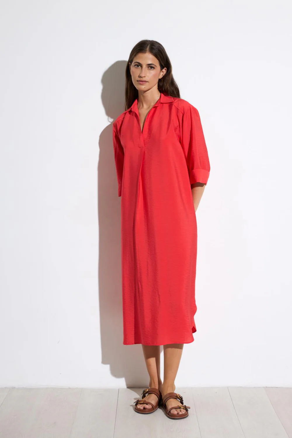 Tinta Style Anabel Dress in Coral