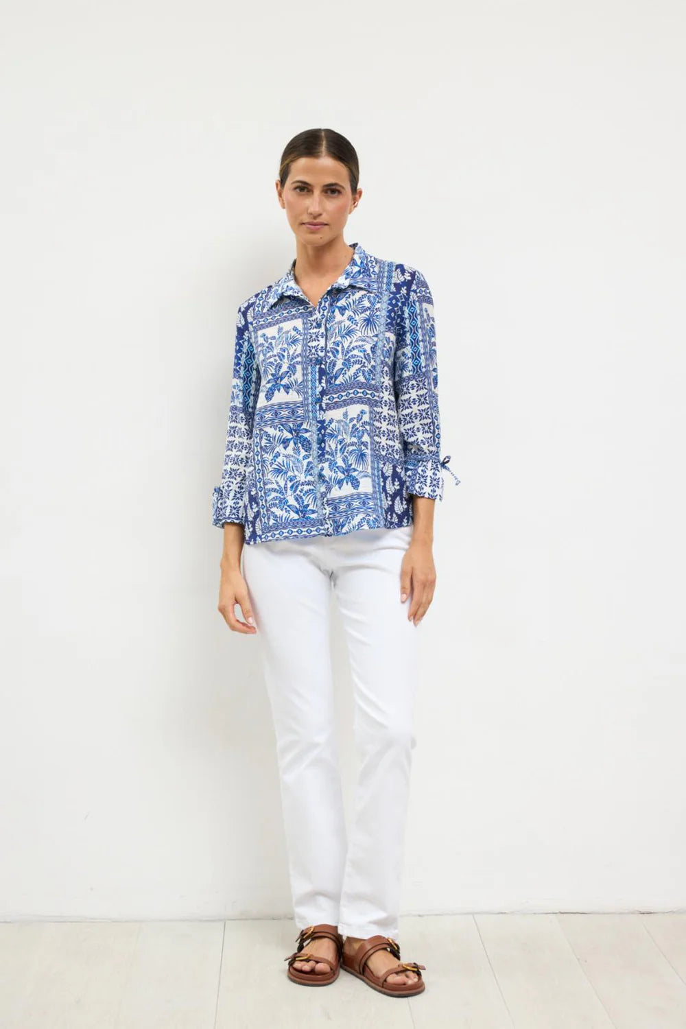 Tinta Style Selva Shirt in Indigo Blue