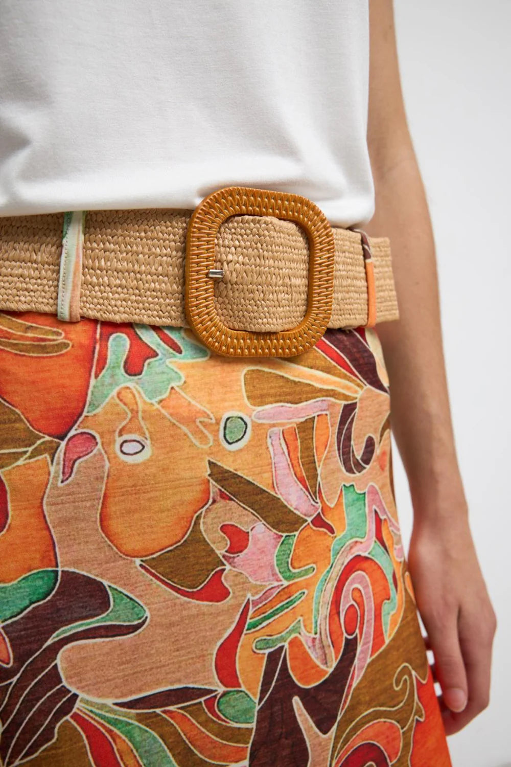 Tinta Style Anis Skirt in Orange