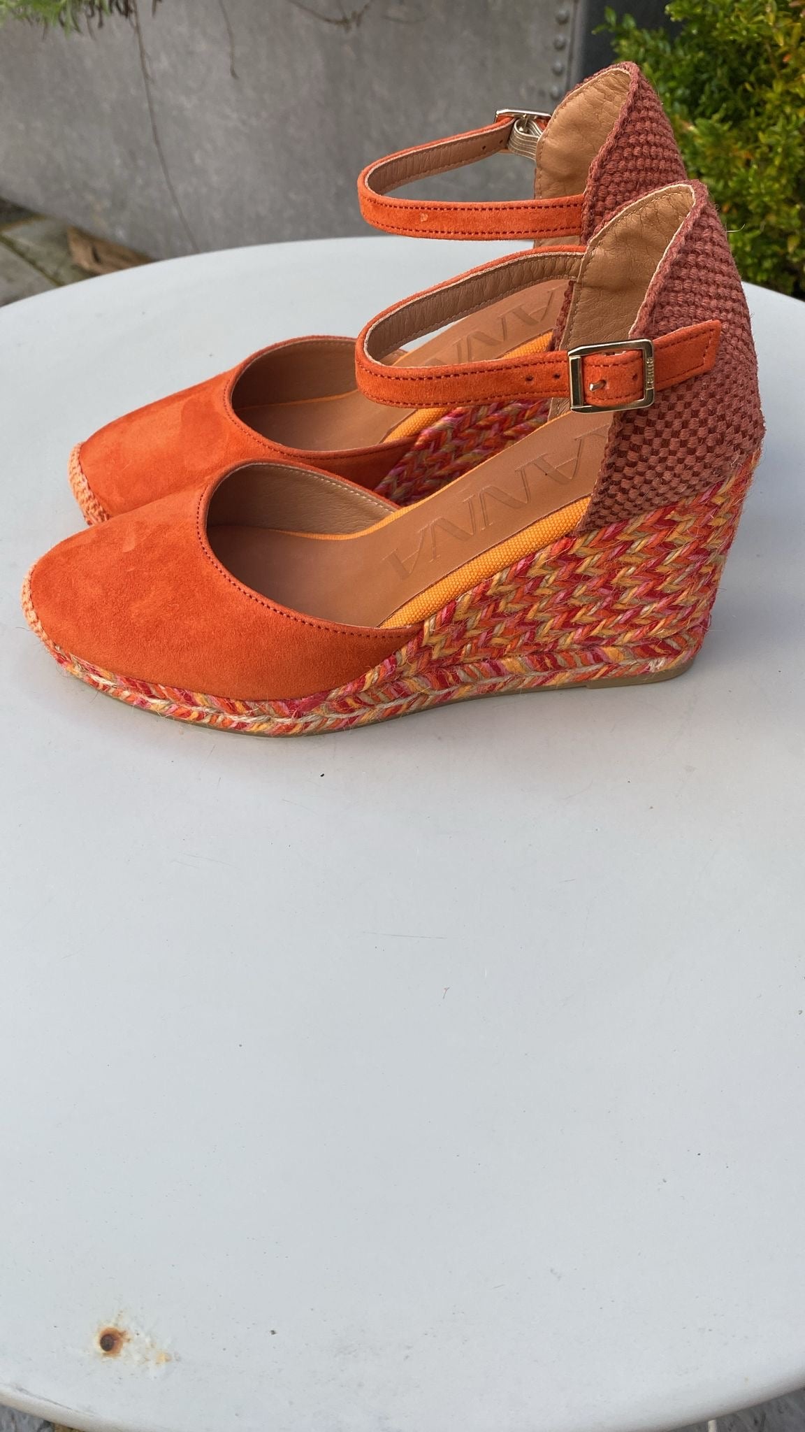 Ante Mandarin Heeled Espadrilles