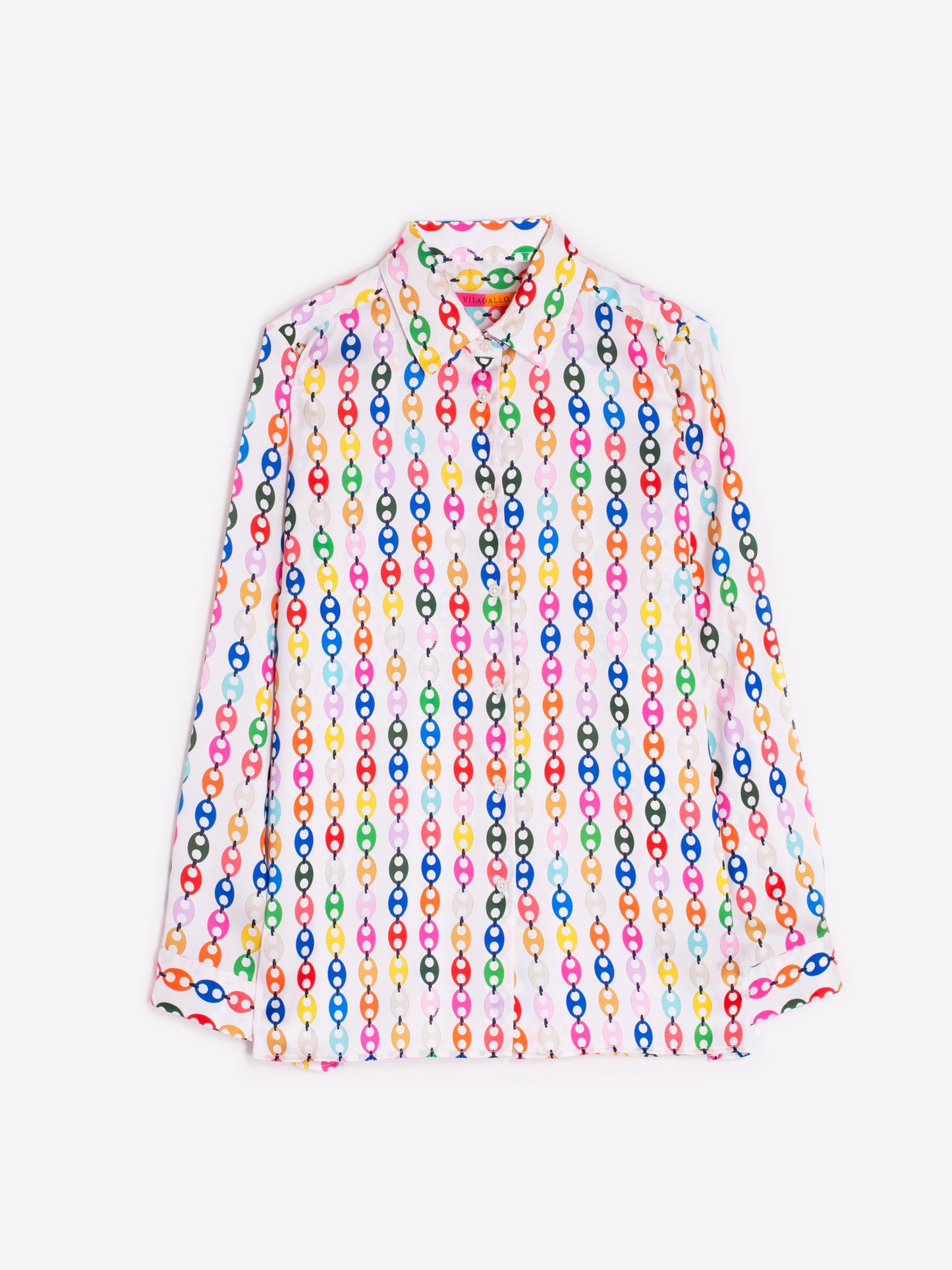 Chainlink Print Blouse in Multi