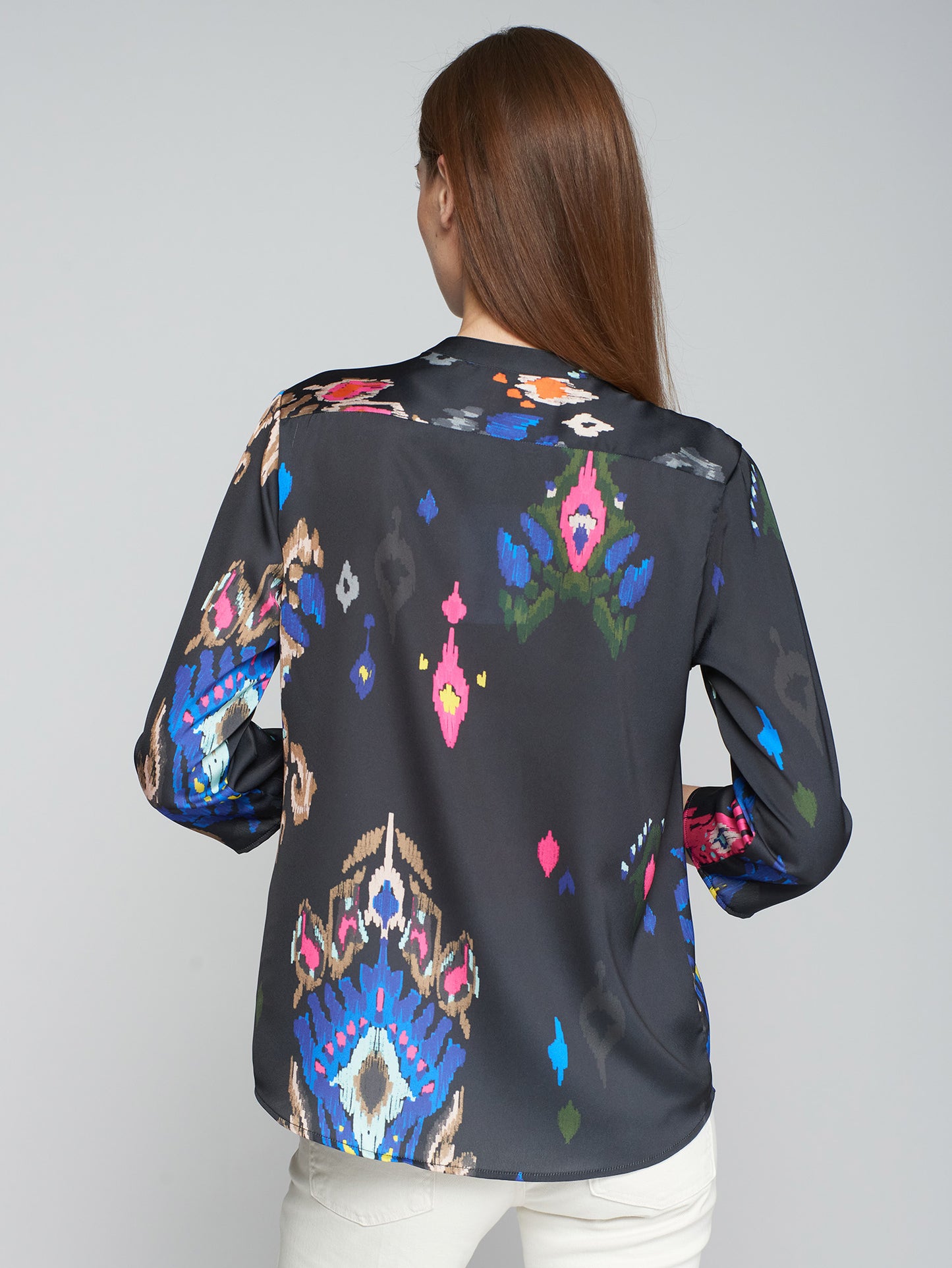 Geometric Shirt in Black Multi