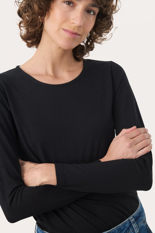 Part Two Nemajas Long Sleeve in Black