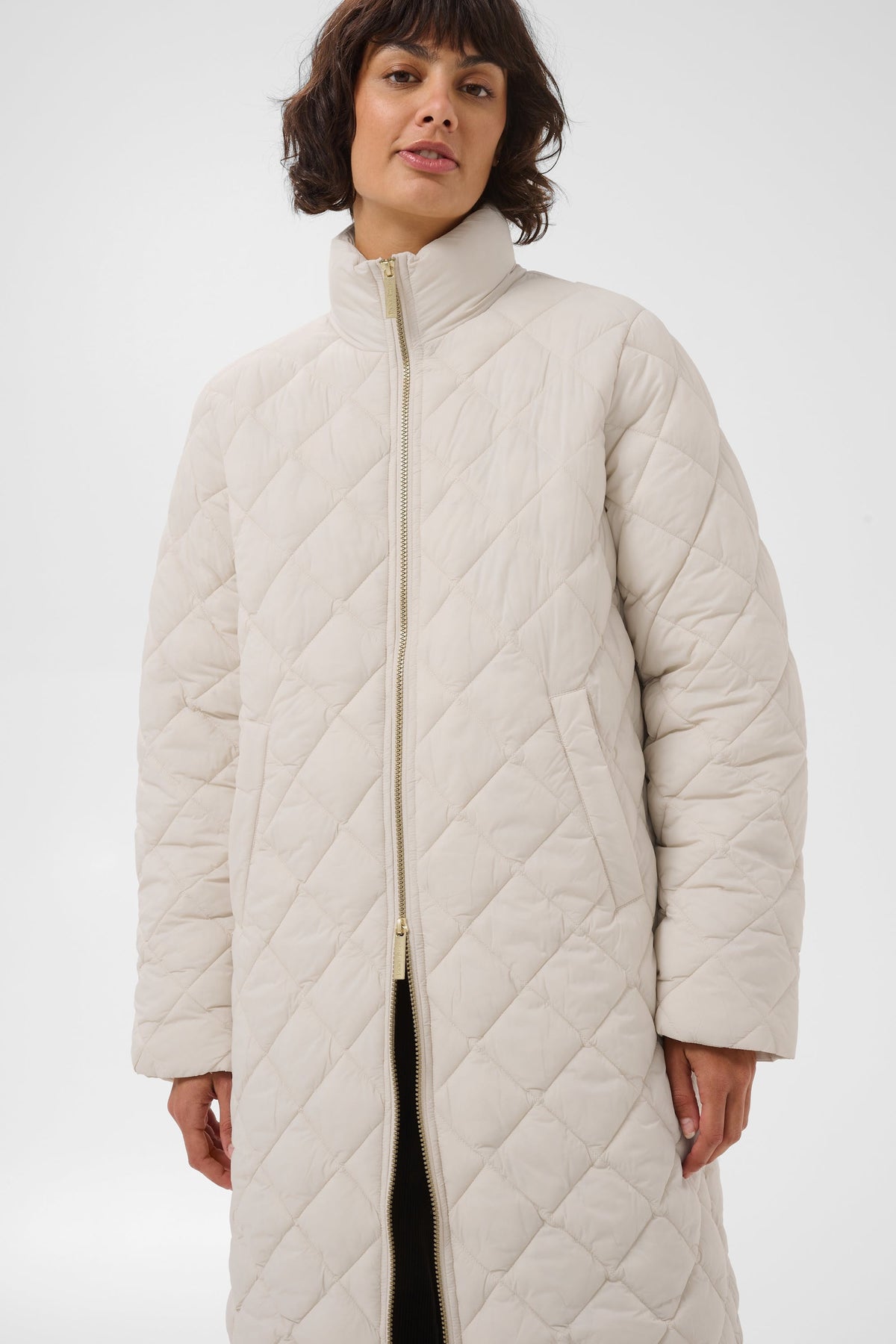Part Two Olilana Quilted Coat in French Oak