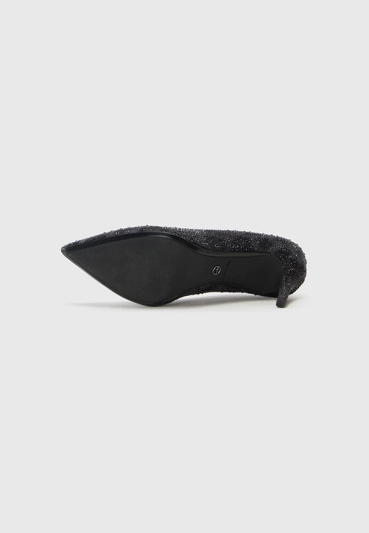 Tamaris Classic Heels in Grey Leopard