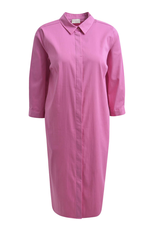Shirt Dress in bright pink