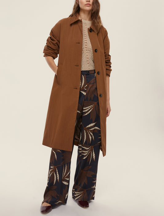 Emme Marella Agostin Raincoat in Dark Brown