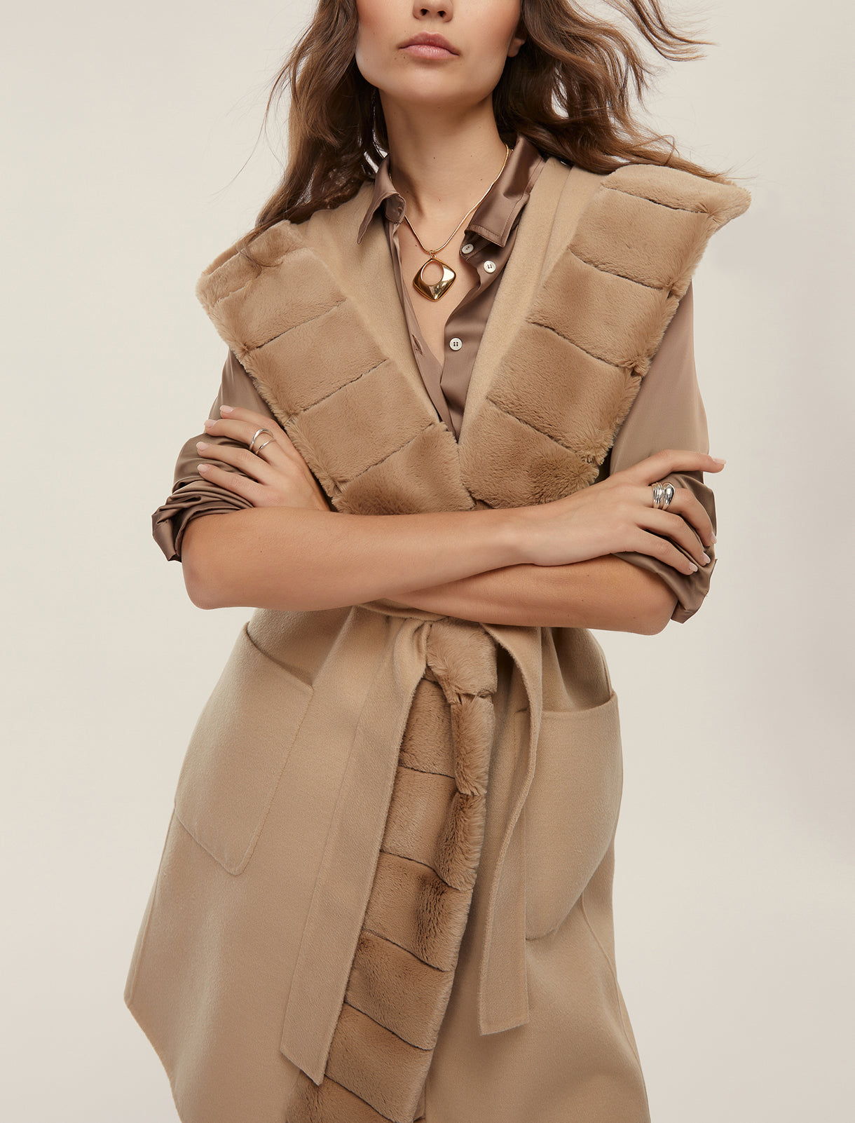 Emme Marella Formosa Coat in Camel