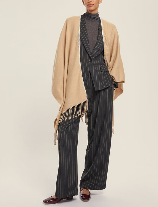 Emme Marella Heidi Shawl in Latte