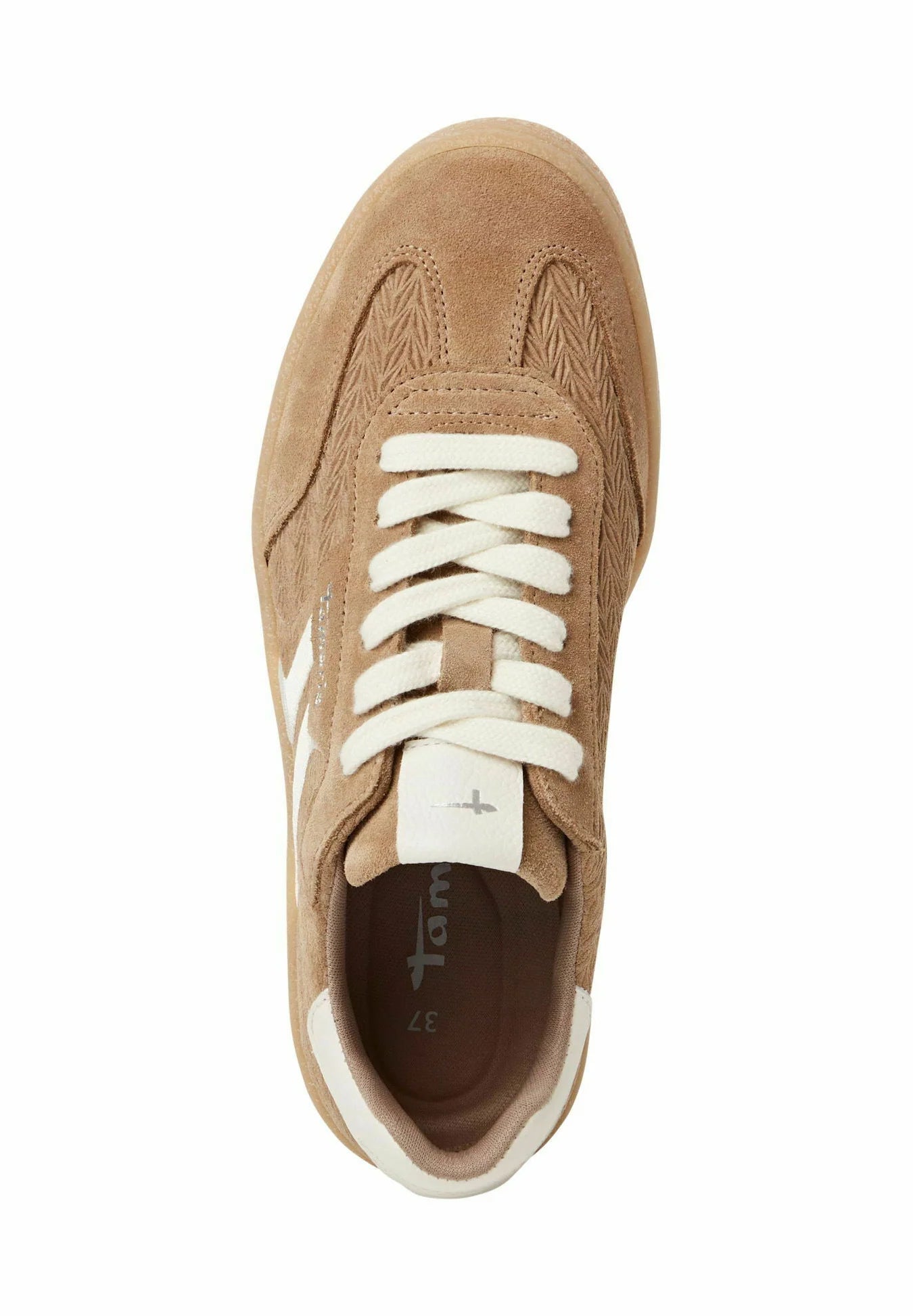 Tamaris Leather Sneaker - Taupe