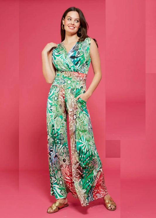 Tracey Jumpsuit in Tropical Star