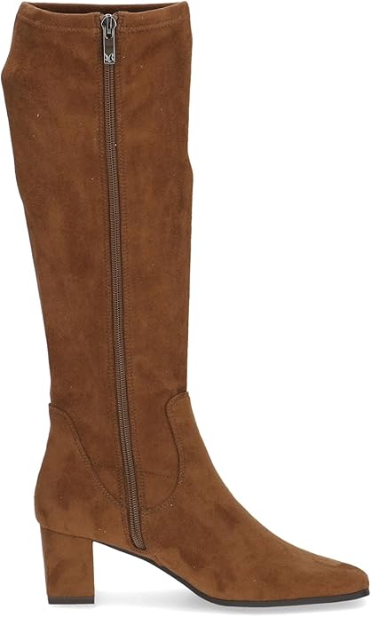 Caprice Vegan Knee High Boots in Brown
