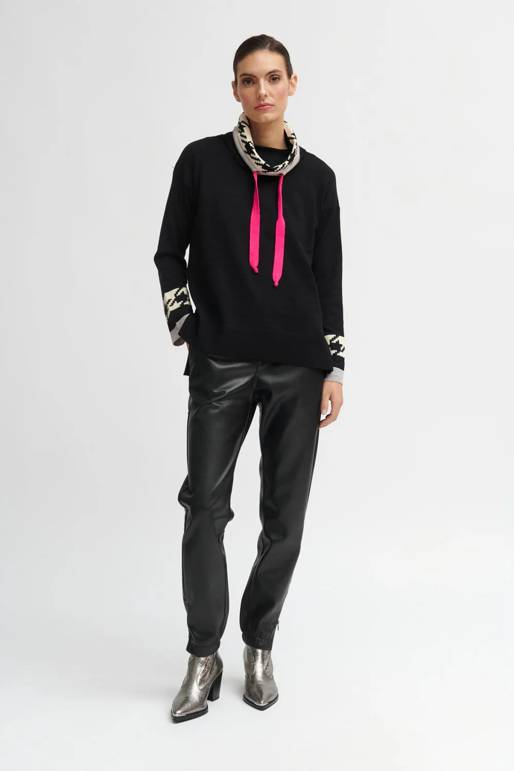 Dalida Turtleneck Sweater in Black