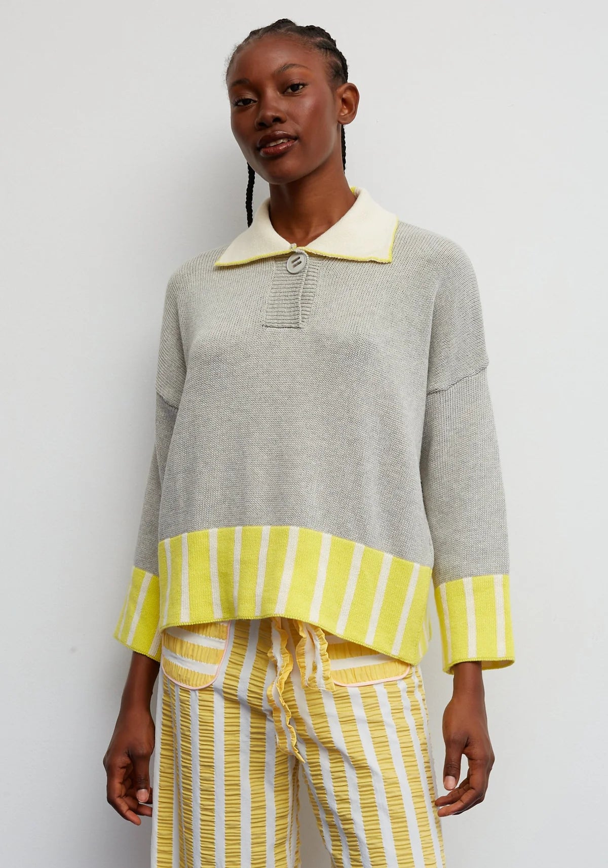Dr Bloom Grissini Jersey in Grey