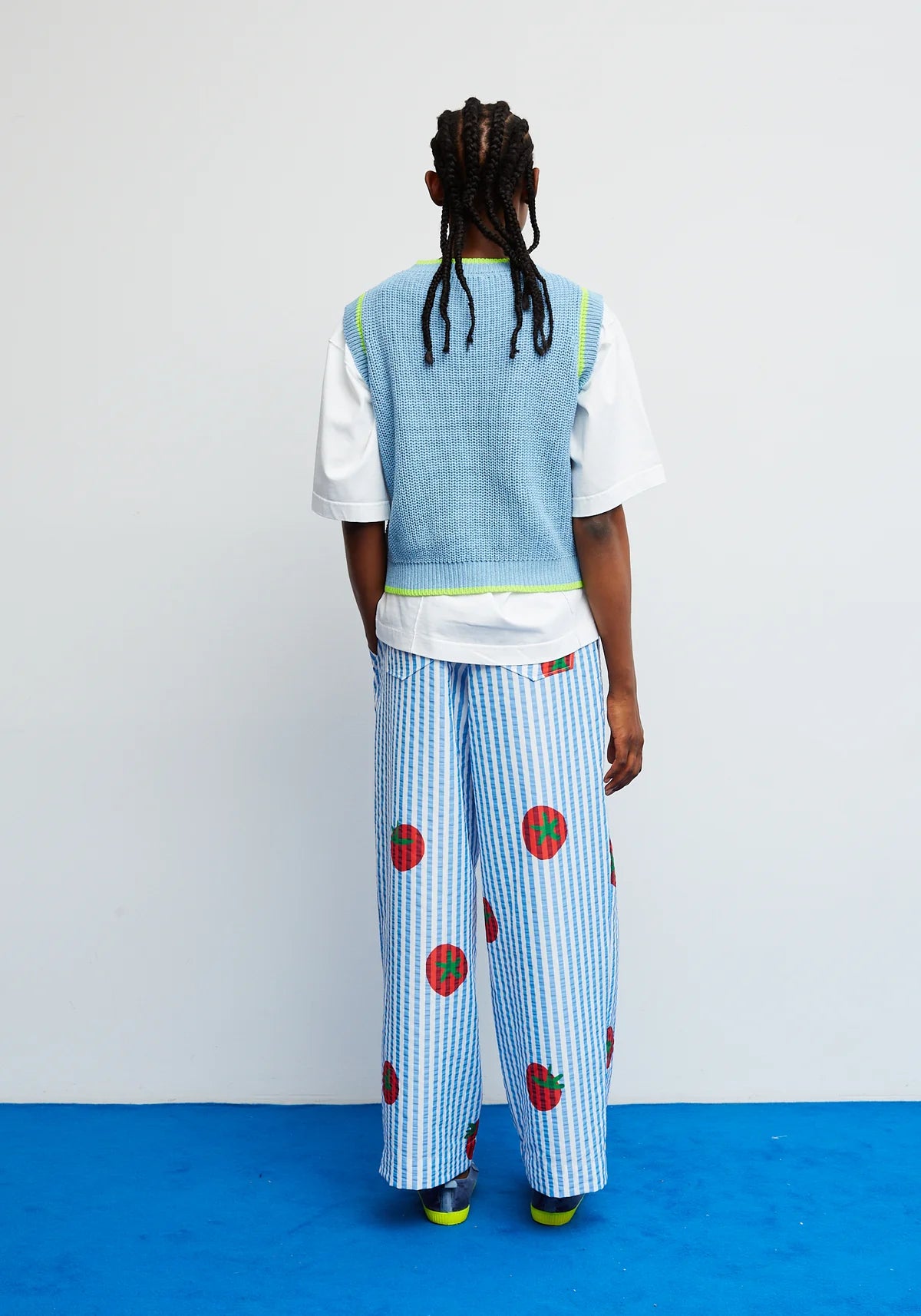 Dr Bloom Pomodoro Vest in Blue