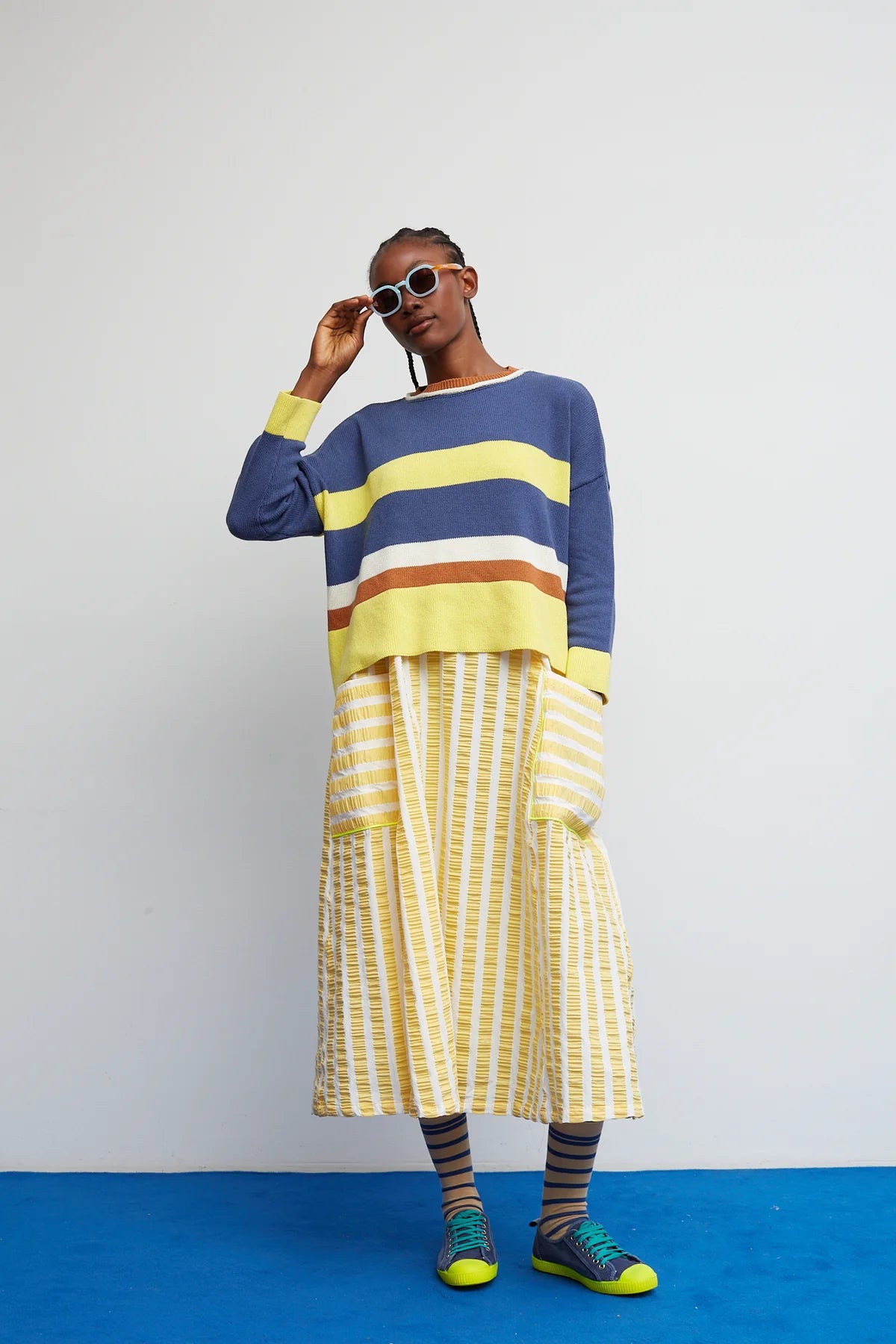 Dr Bloom Sun Jersey in Blue