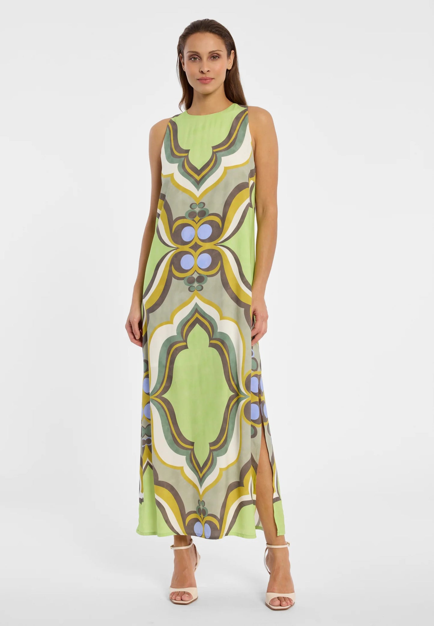 Ana Alcazar Delli Maxi Dress in Green
