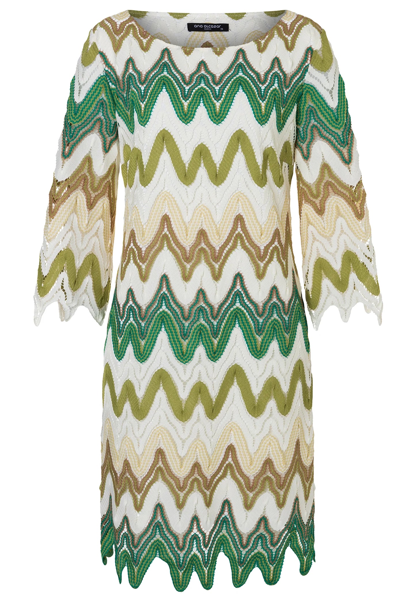 Ana Alcazar Diah Tunic Dress in Green
