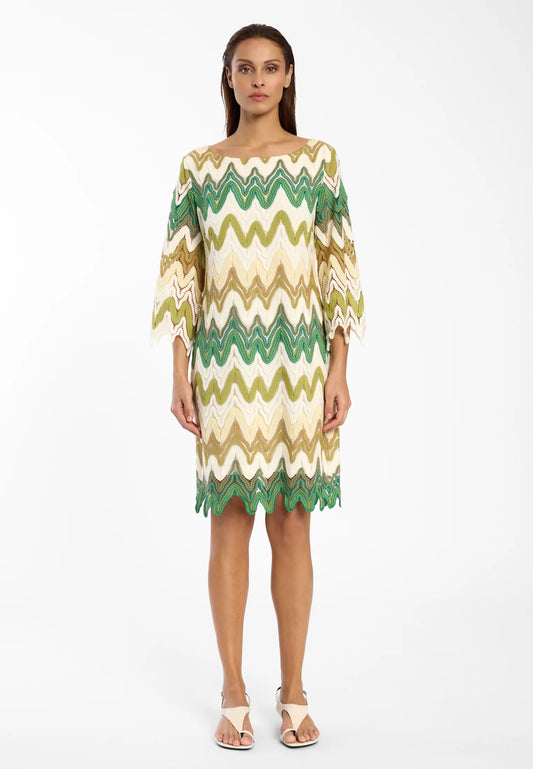 Ana Alcazar Diah Tunic Dress in Green