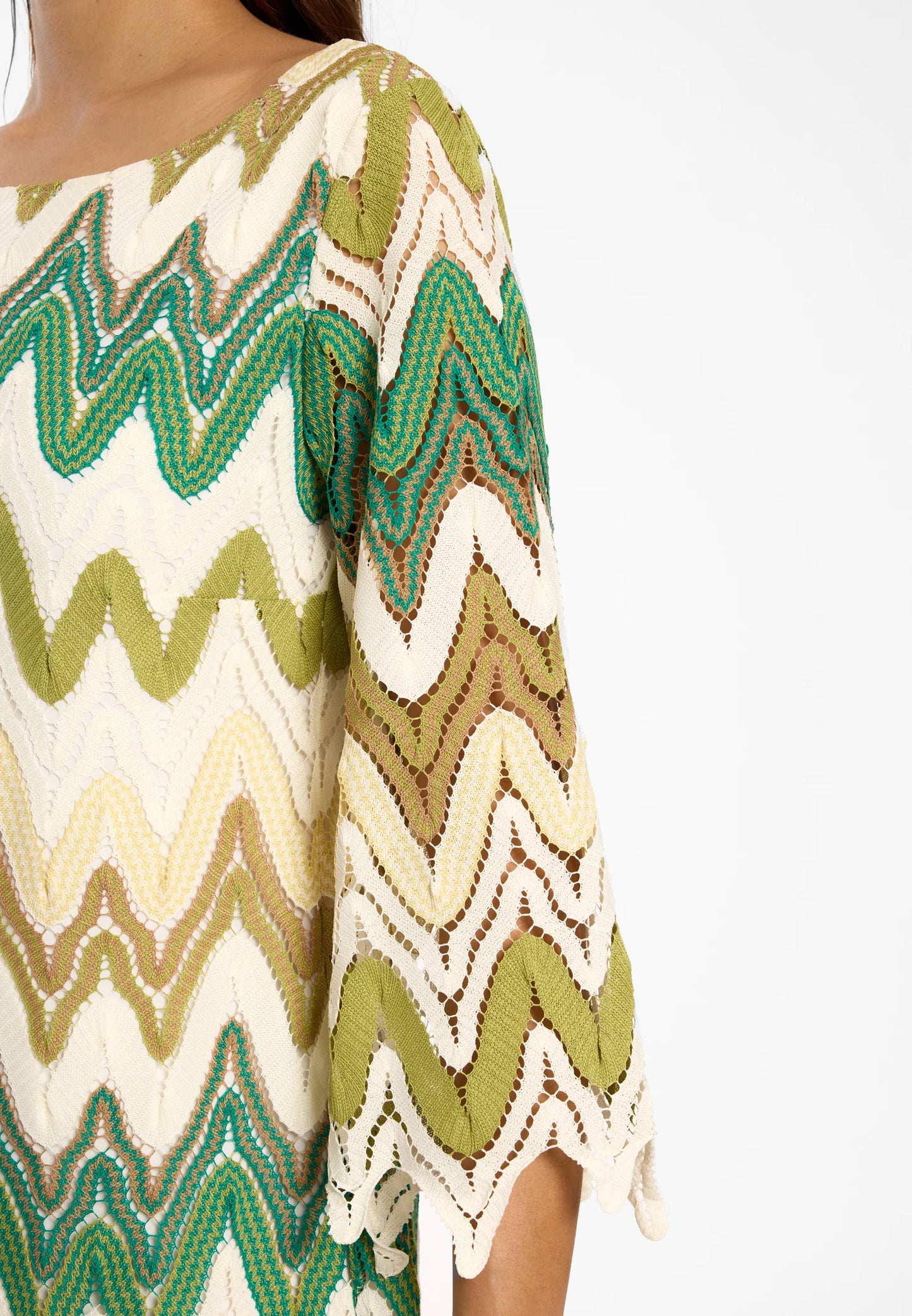 Ana Alcazar Diah Tunic Dress in Green