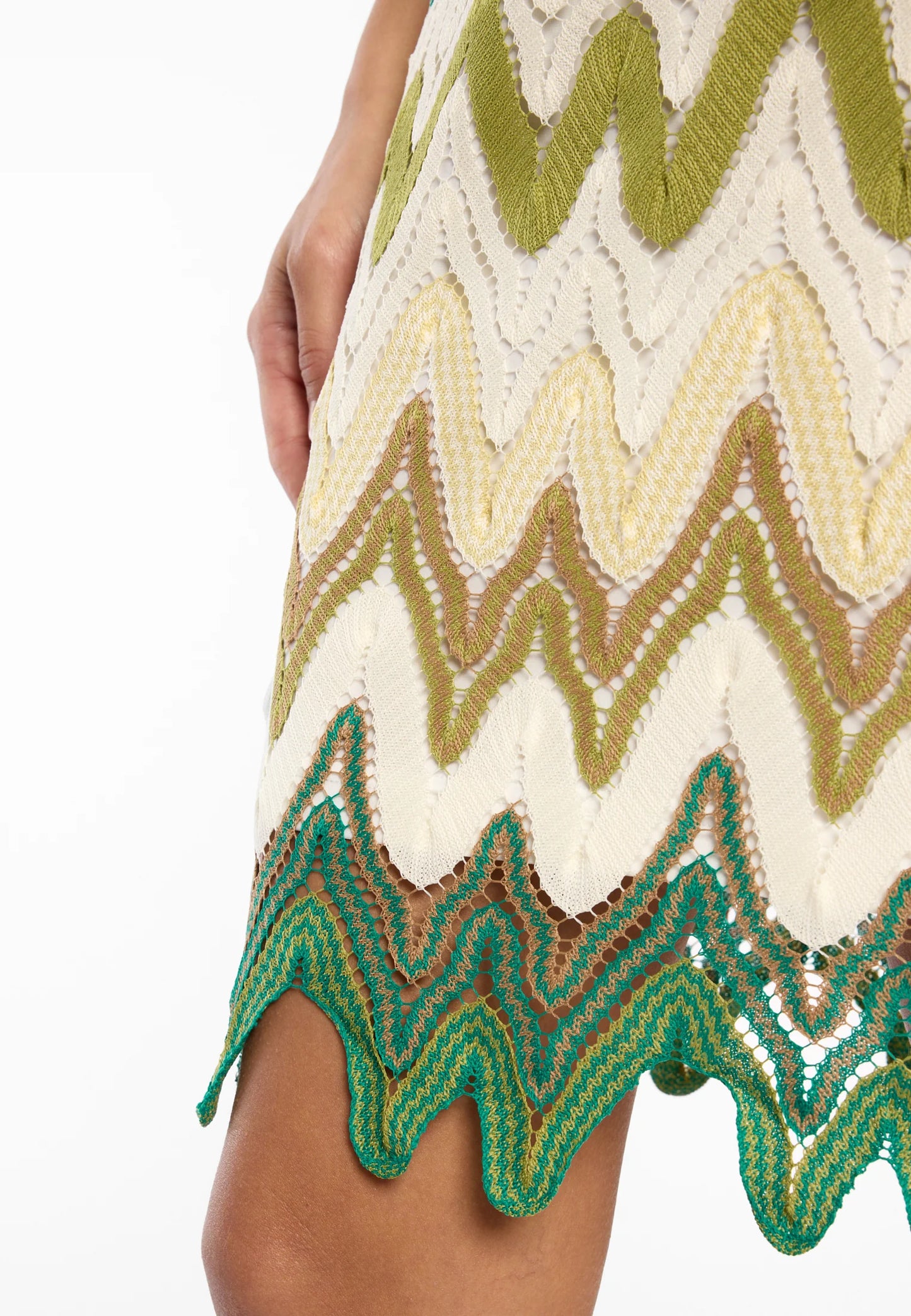 Ana Alcazar Diah Tunic Dress in Green