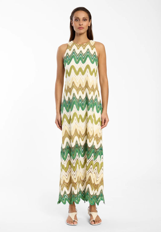 Ana Alcazar Dimra Maxi Dress in Green