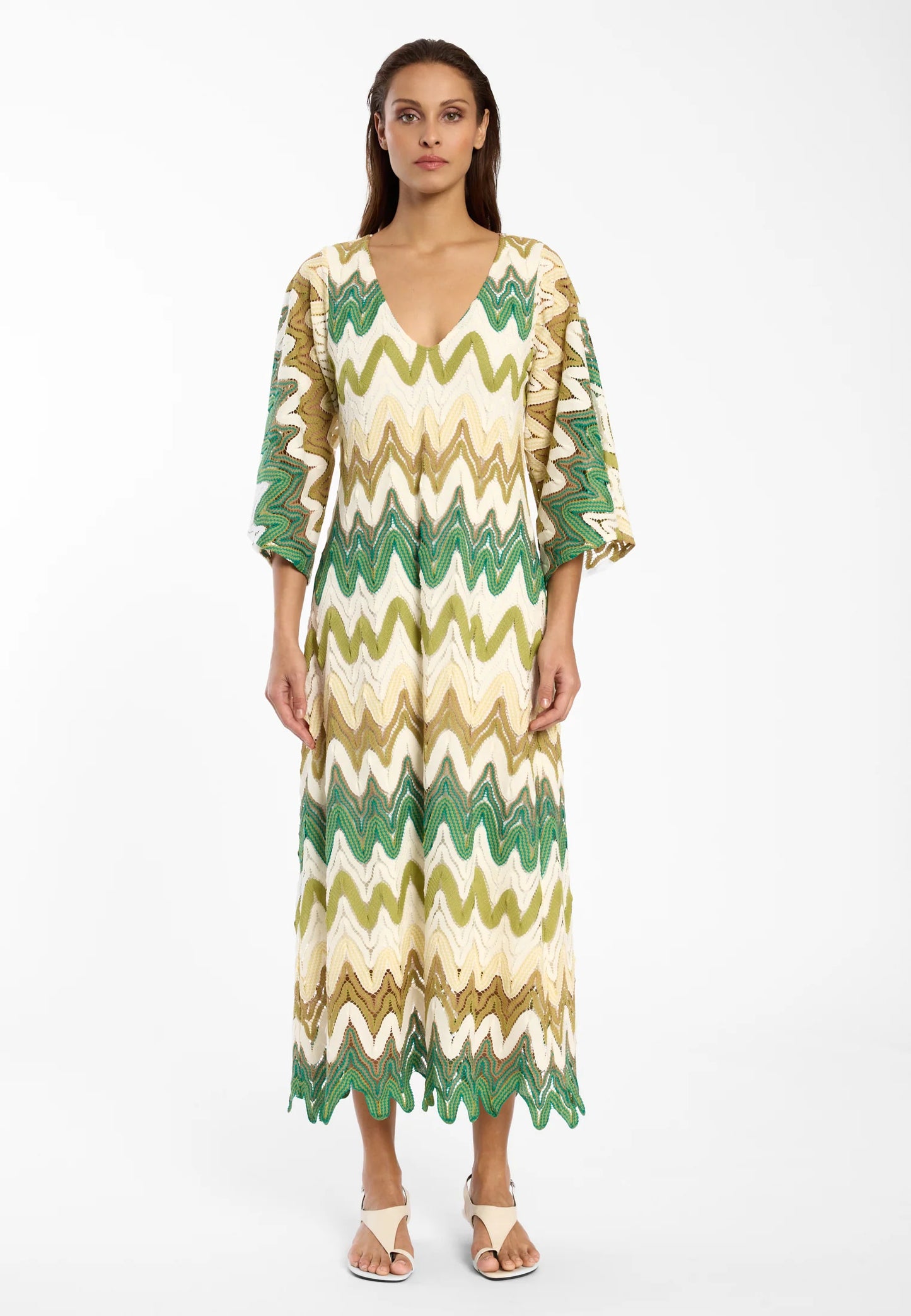 Ana Alcazar Dina Maxi Dress in Green