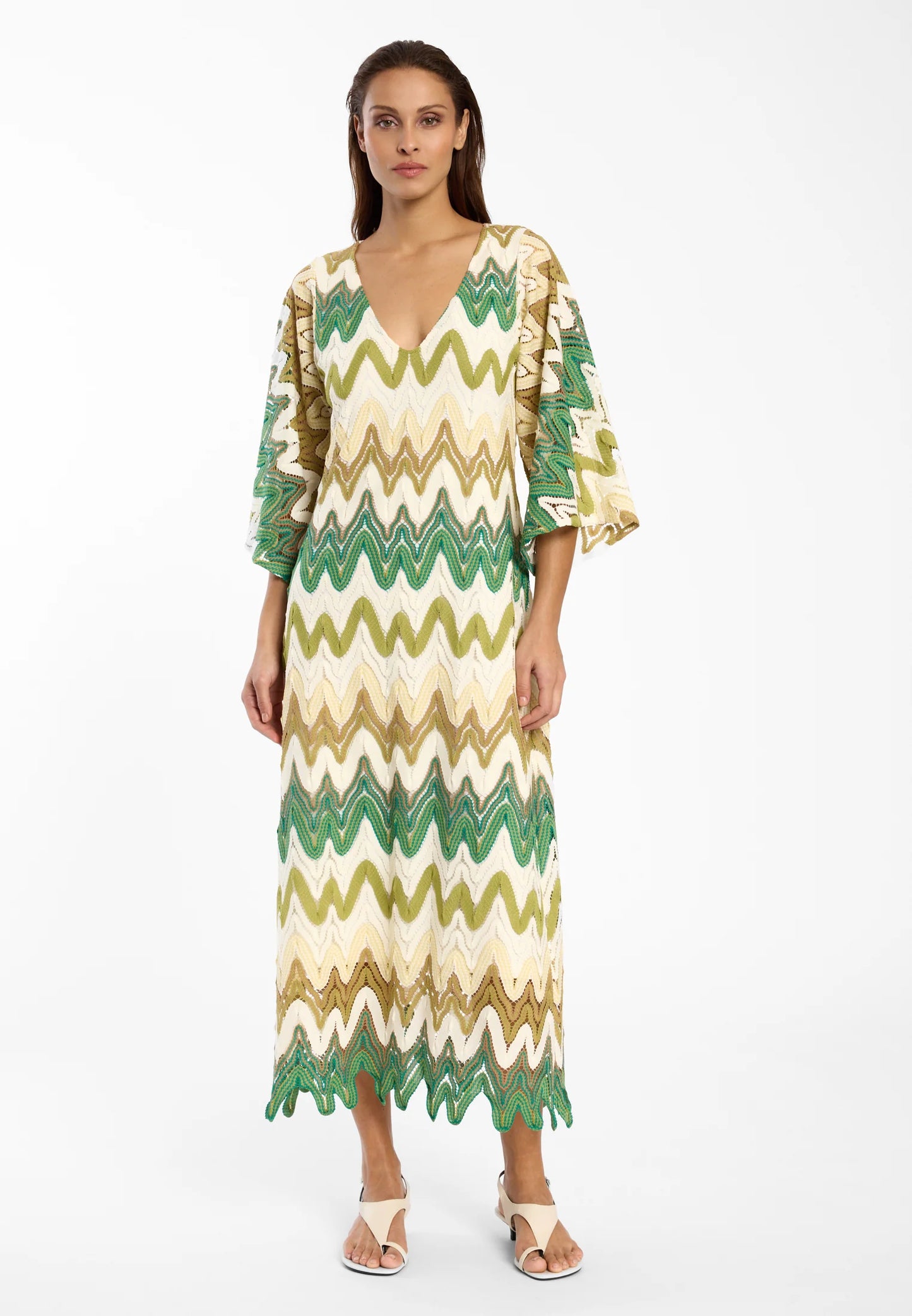 Ana Alcazar Dina Maxi Dress in Green