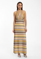 Ana Alcazar Disel Halterneck Dress in Multi