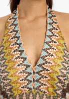 Ana Alcazar Disel Halterneck Dress in Multi