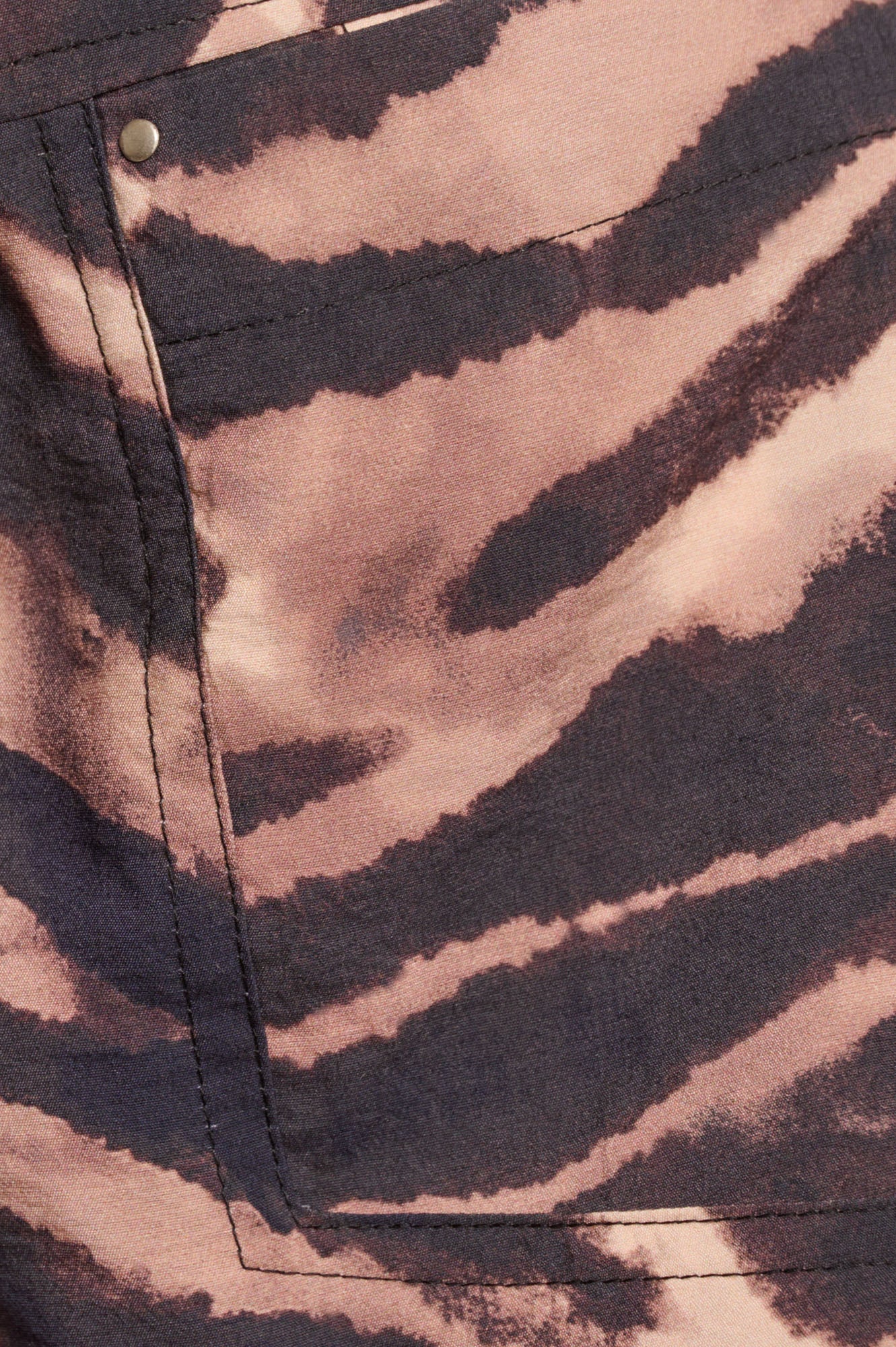 Rino & Pelle Auda Blouson Jacket in Brown Zebra