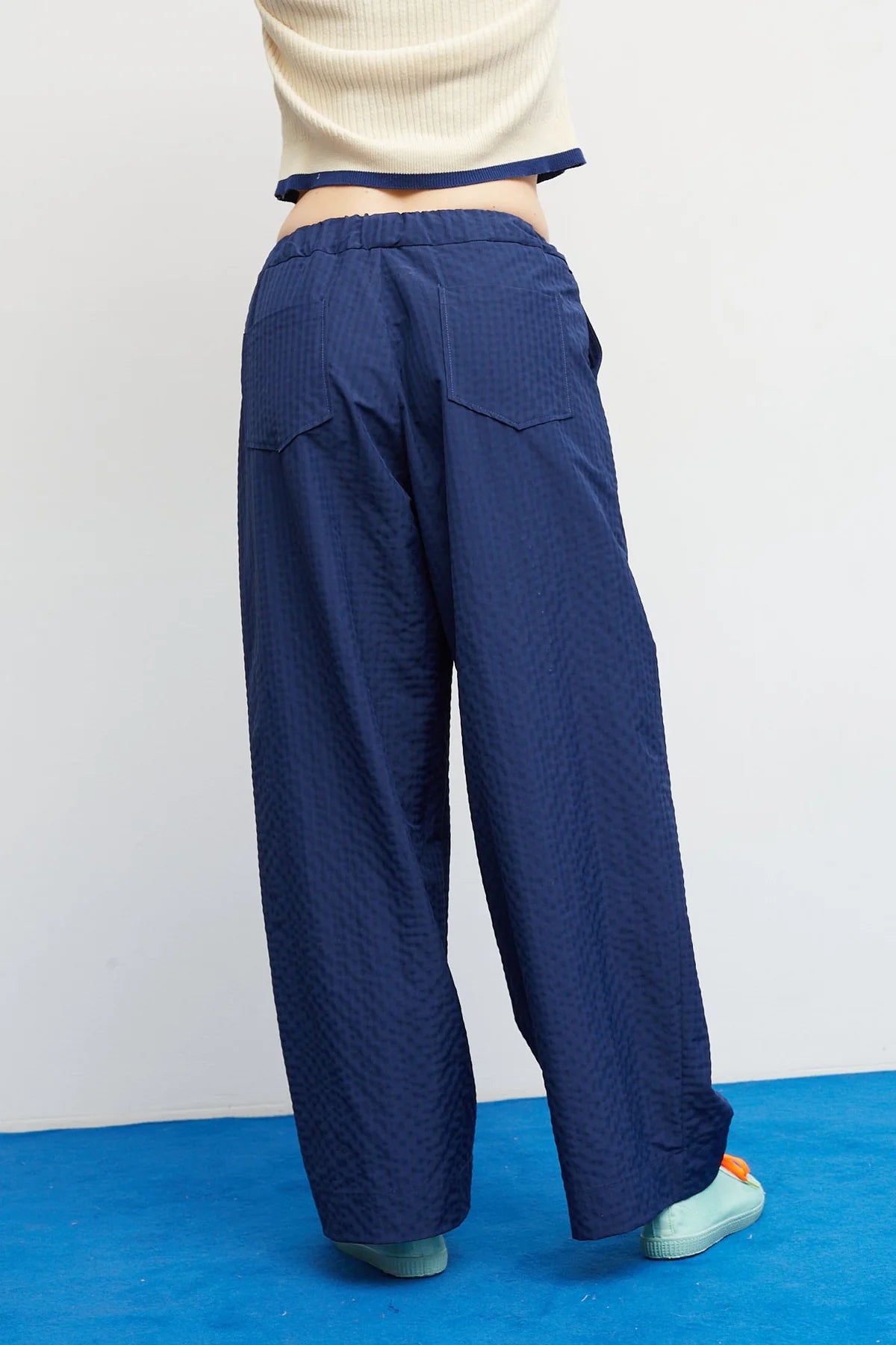 Dr Bloom Navy Technical Trousers in Navy