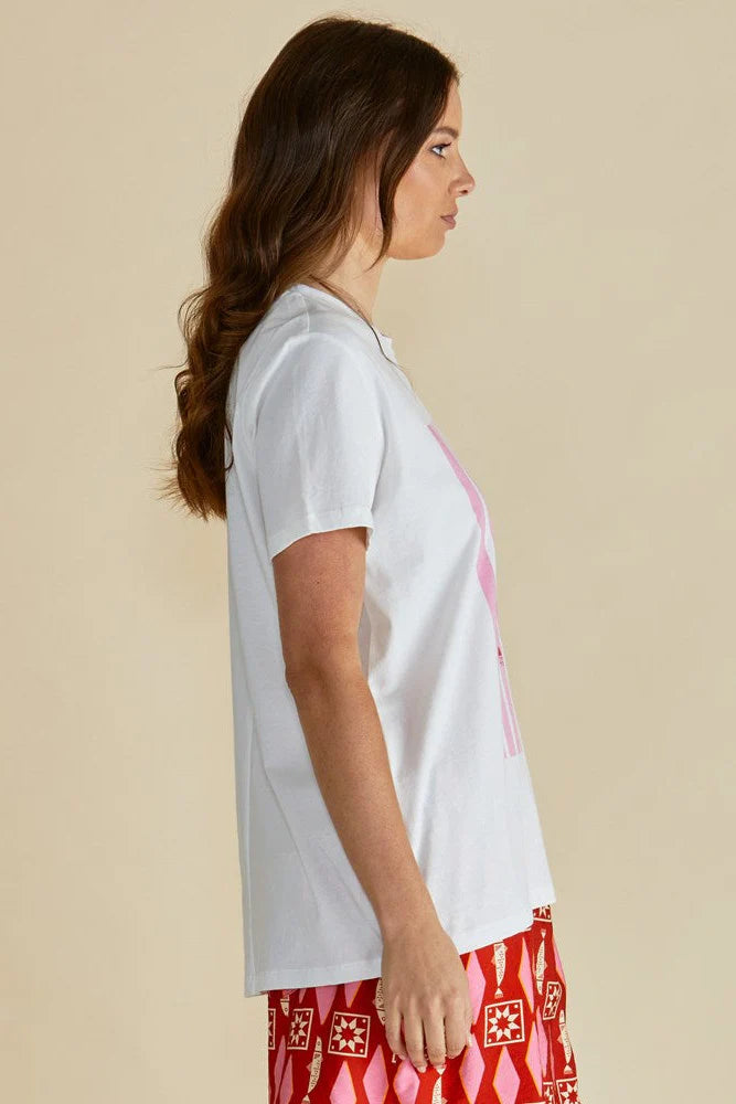 Betty Basics Ellia T-Shirt in Sardinia Print
