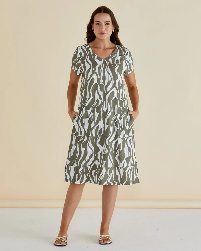 Betty Basics Elwood Dress in Olive