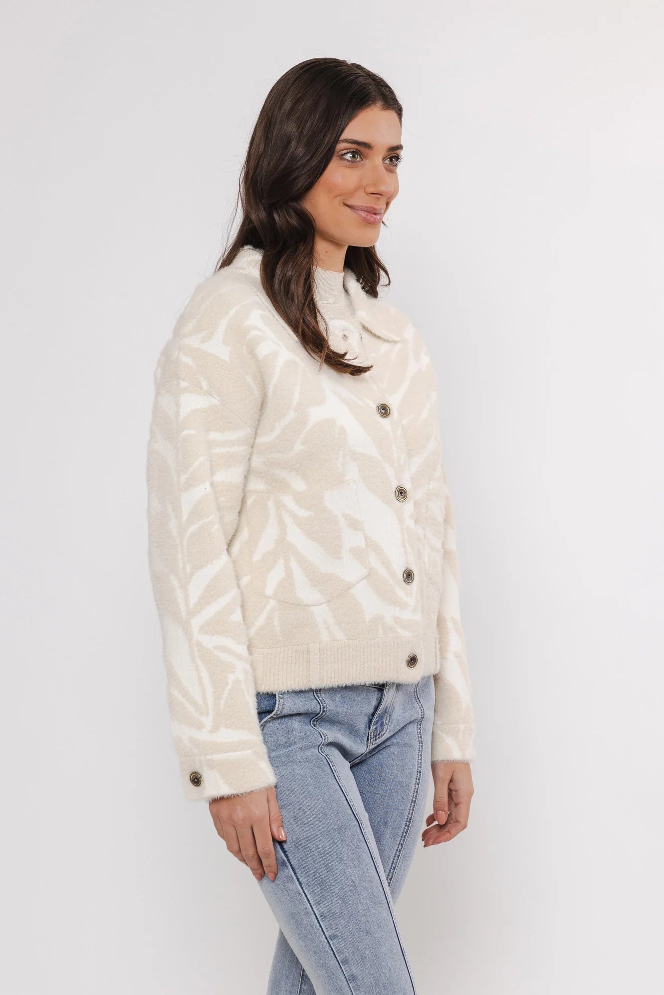 Bubbly Jacket in Birch Print