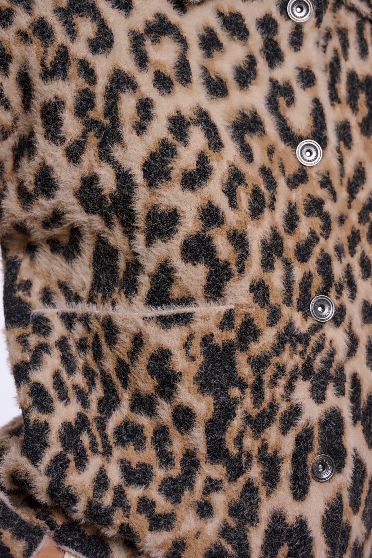 Rino & Pelle Bubbly Boxy Jacket in Light Leopard