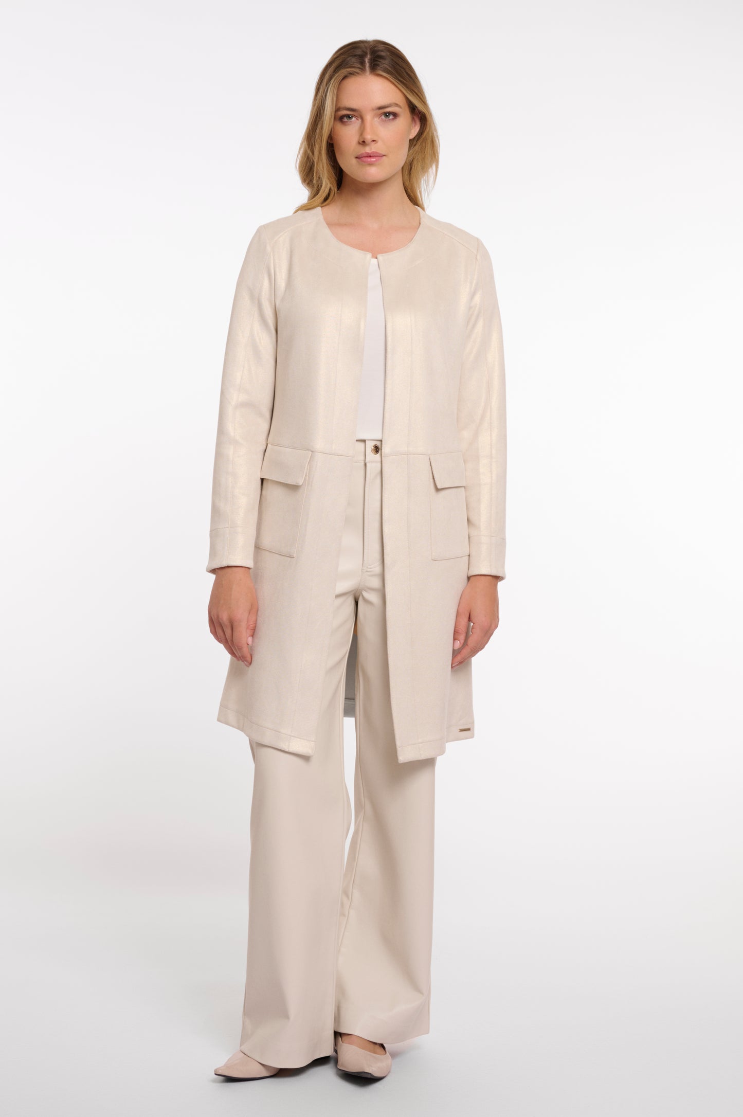 Rino & Pelle Camiel Long Jacket in Birch gold