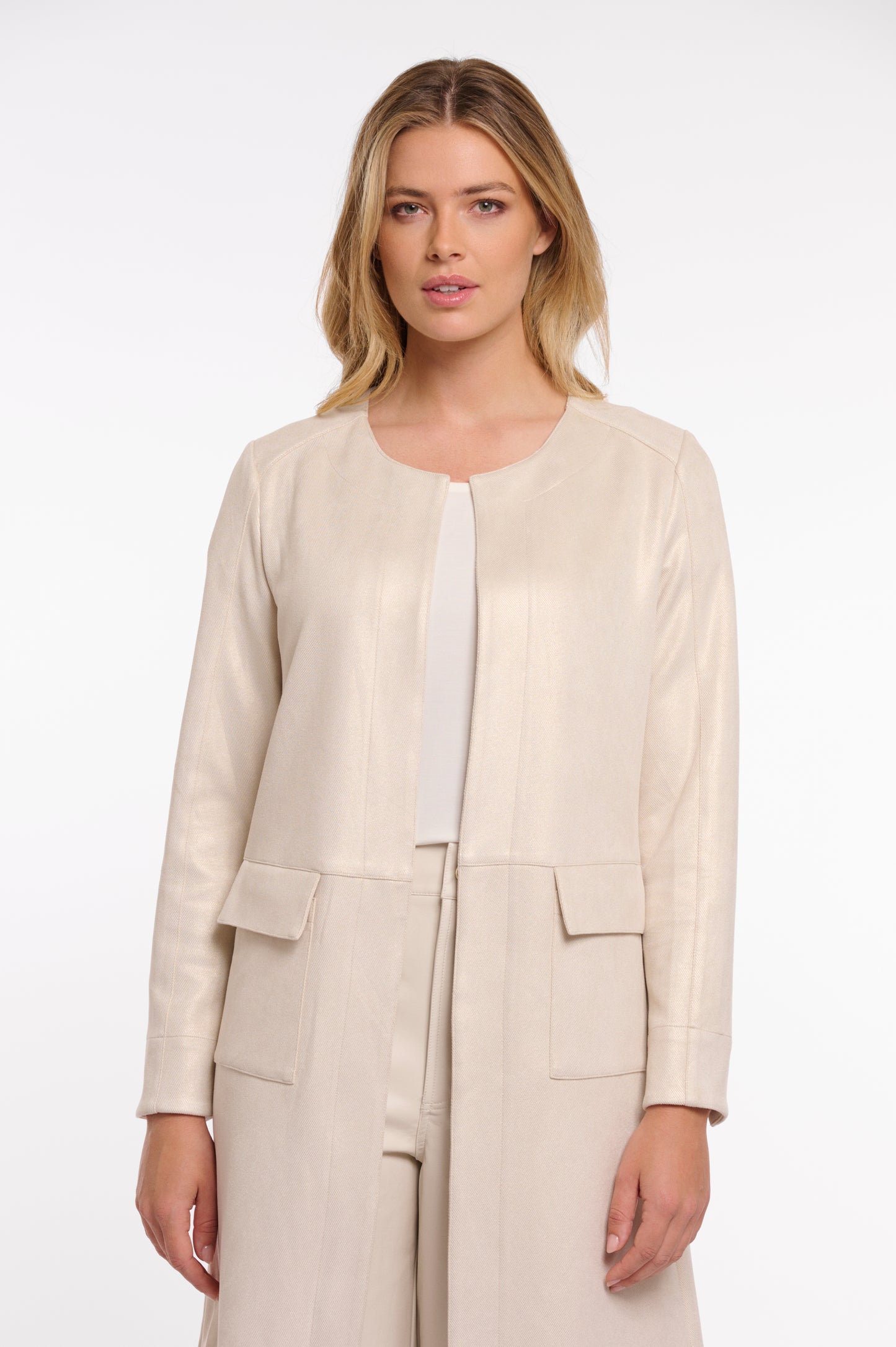 Rino & Pelle Camiel Long Jacket in Birch gold
