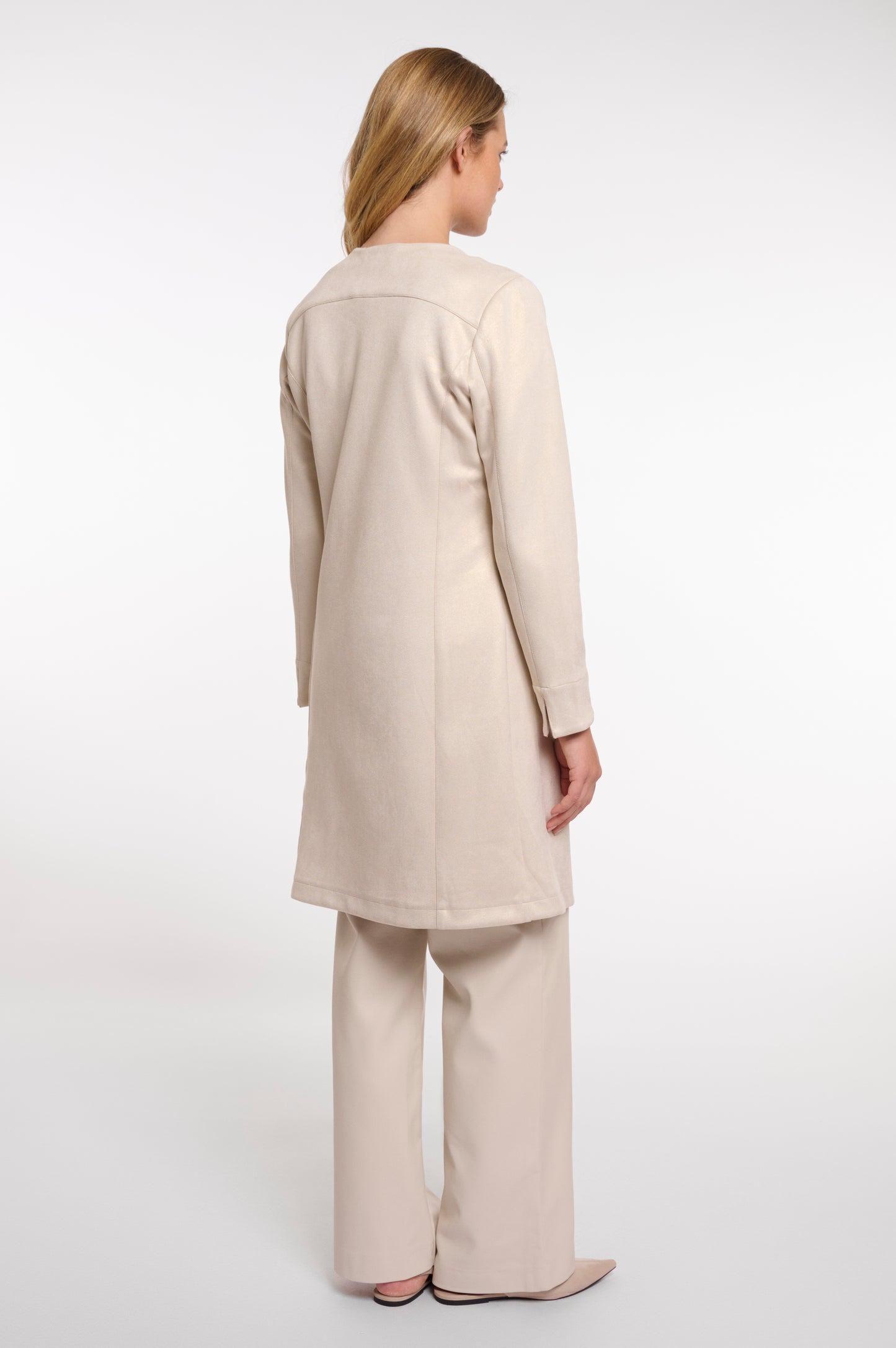Rino & Pelle Camiel Long Jacket in Birch gold
