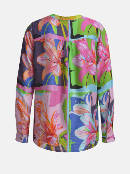 Colourful Blouse in Barbie Print