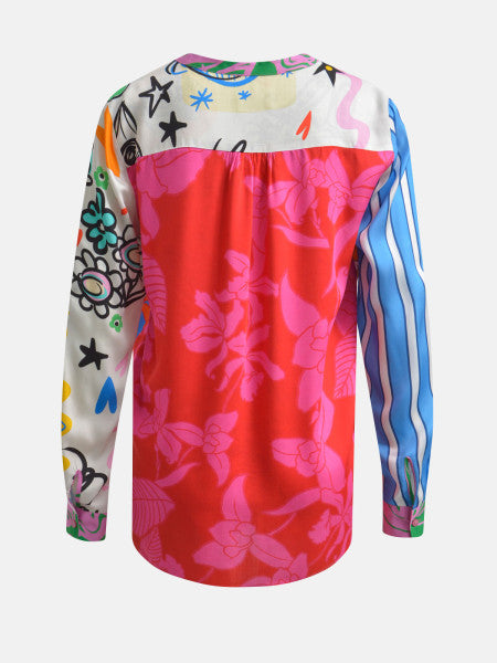 Milano Italy Colourful Blouse