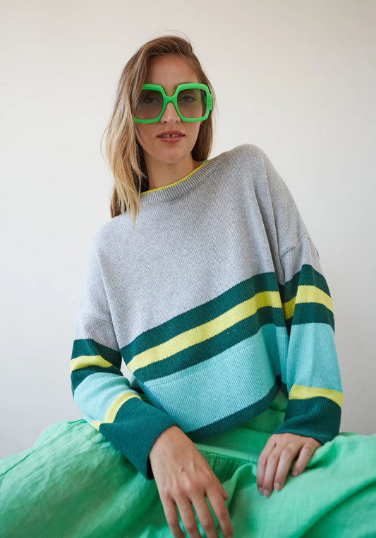 Dr Bloom Dusk Sweater in Grey