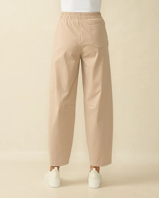 Deck By Decollage Leisure Trousers in Beige