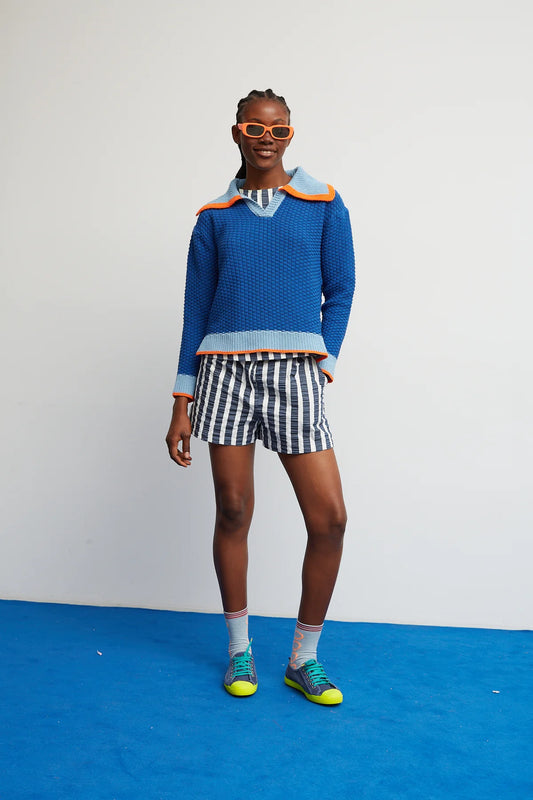 Dr Bloom Match Jersey in Blue