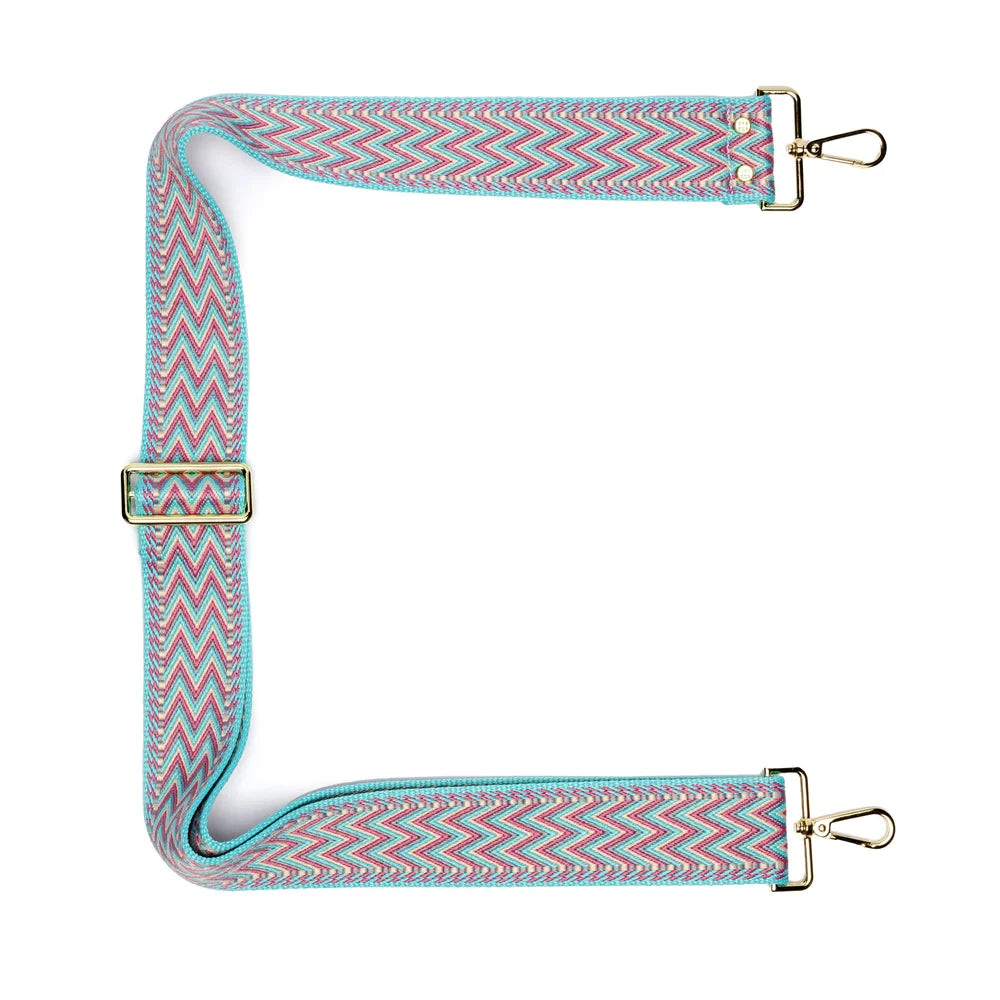 Aqua Grecian Crossbody Strap