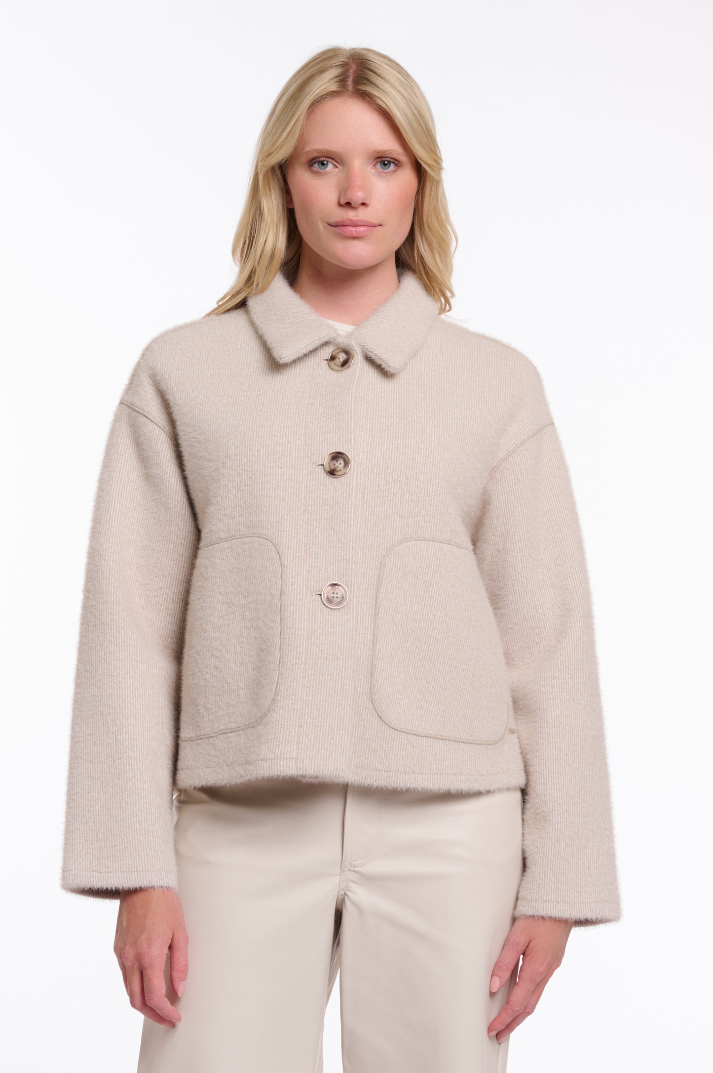 Rino & Pelle Esia Jacket in Stone Snow