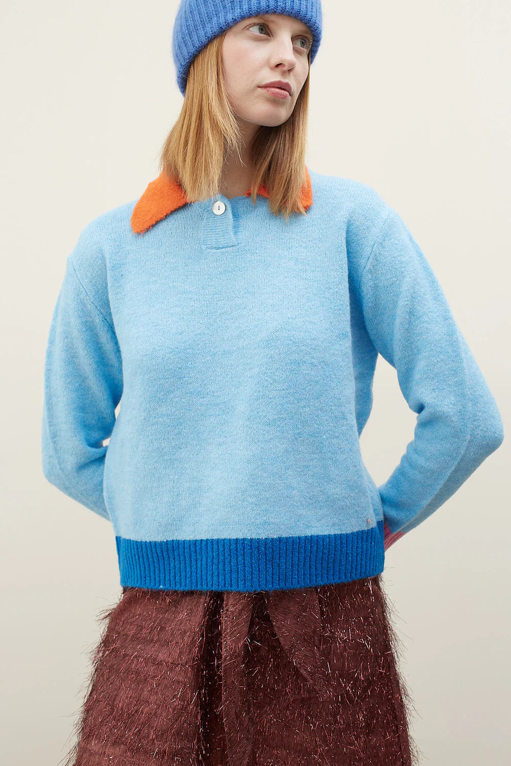 Danza Sweater in Sky Blue