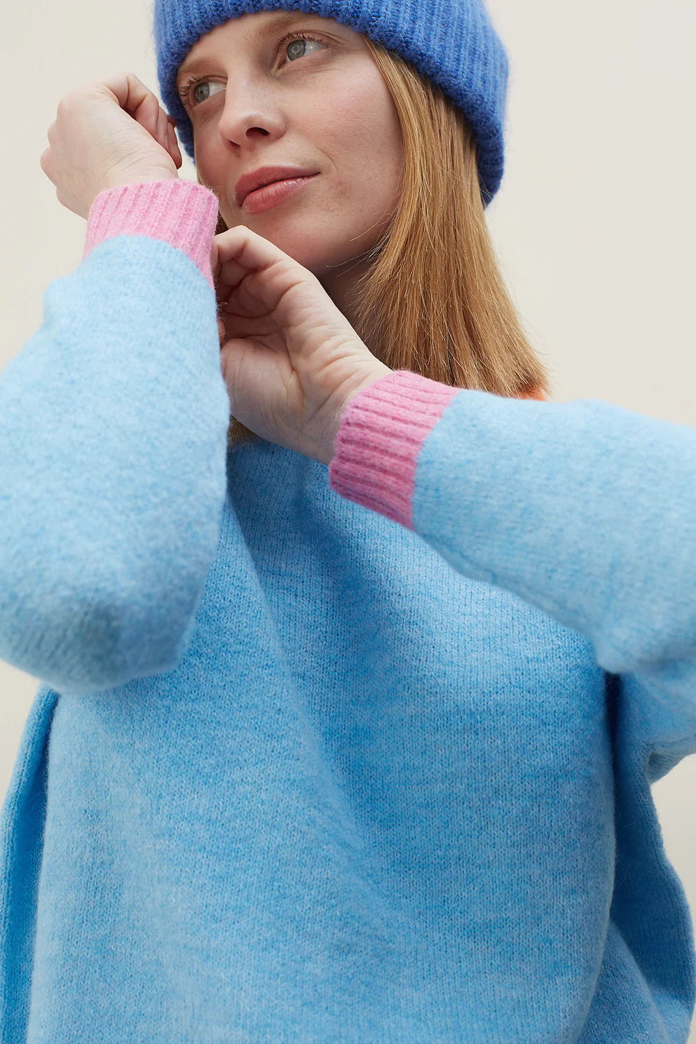 Danza Sweater in Sky Blue